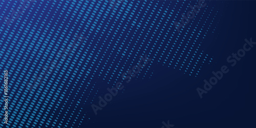 Top abstract halftone background consists of different dots. Art