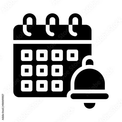 reminder glyph icon