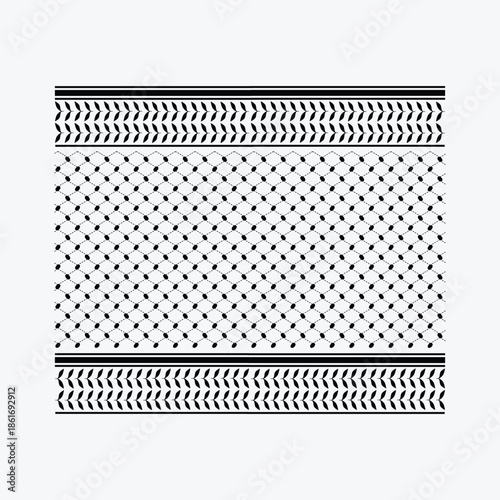 keffiyeh pattern design vector illustration symbolic representation