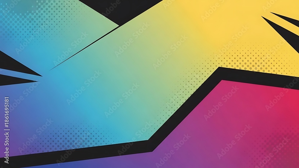 Fototapeta premium Colorful Geometric Abstract Vector Design