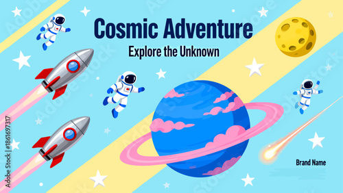 Cosmic Adventure Space Scene