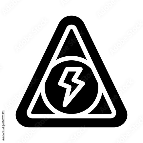 voltage glyph icon