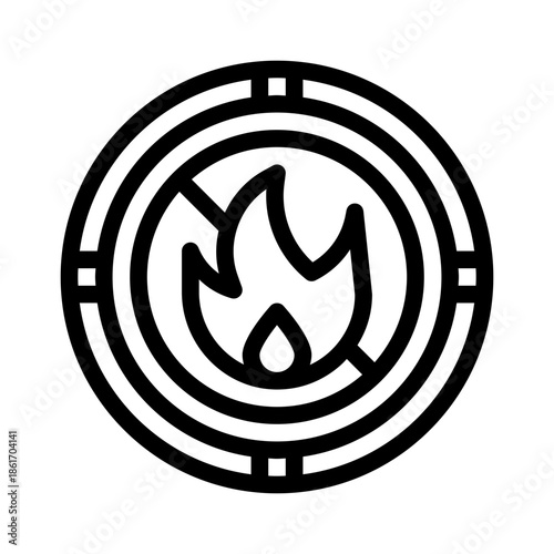 fire line icon