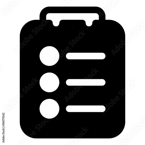 Clipboard icon for document, copy and management