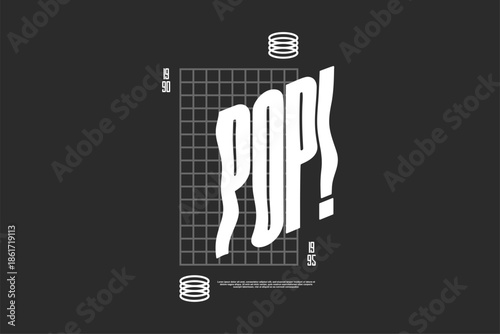 streetwear design template element for fashion