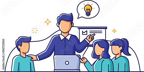 man and woman in the office