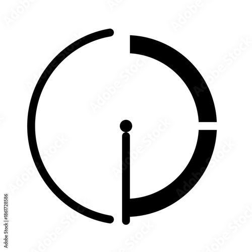timer glyph icon