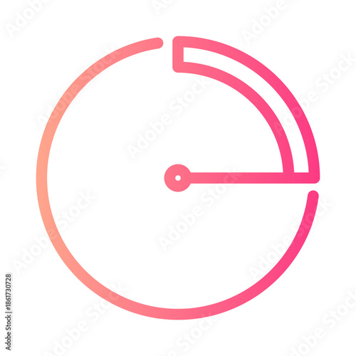 time gradient icon