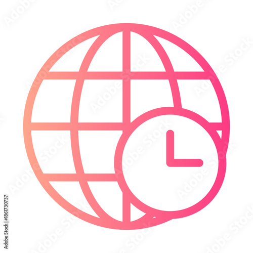 time gradient icon