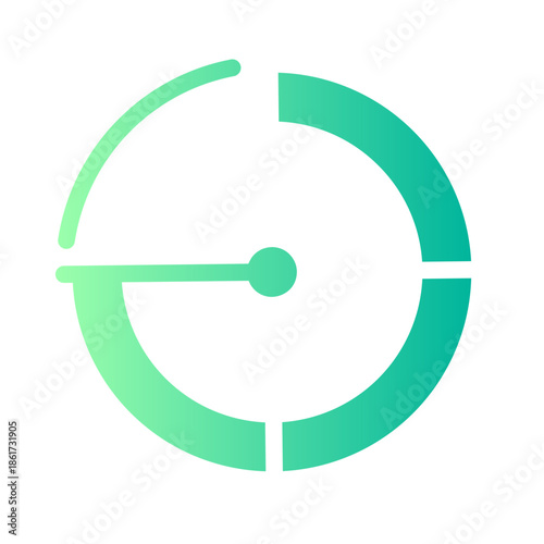 timer gradient icon