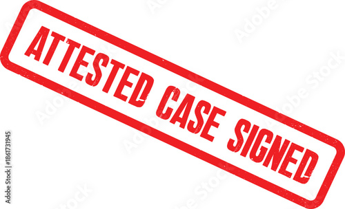 The official document is stamped and verified with a red attested case signed seal on a white background.