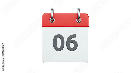Calendar with date 06