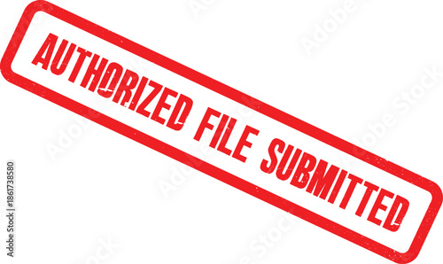 A red authorized file stamp is shown on a white background