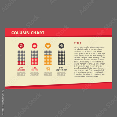 Column chart template 1