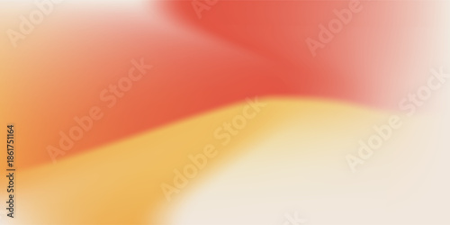 Blurred color gradient background, abstract yellow red orange grain gradation texture, modern vector soft peach texture blur abstract background concept art