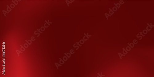 Modern Abstract red gradient background, light and shadow on the backdrop with dimensions, hot tone wall with intense color, horizontal wallpaper art background