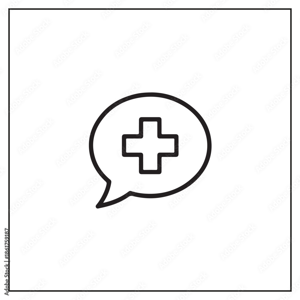 Obraz premium Medical File Icon