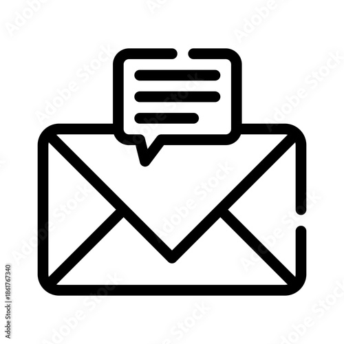 email line icon