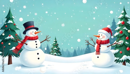 Decorative Holiday Pattern with Repeating Festive Symbols