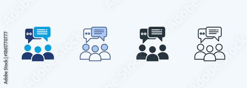 Discussion Multiple Style Icon Collection