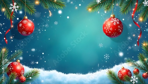 Cheerful Holiday Seamless Pattern for Wrapping and Print Design