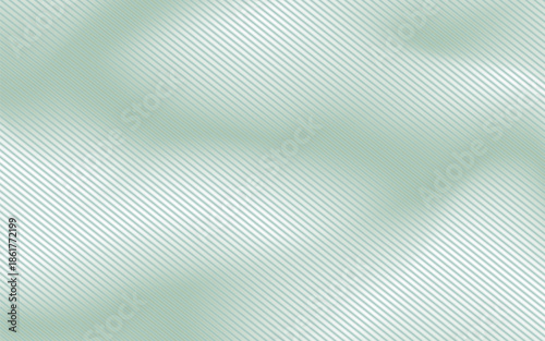Light green and cream ribbed glass. Vector ribbed glass texture background. Mesh gradient. acrylic ribbed bath surface. Reeded glass background semitransparent overlay. Bath wall window