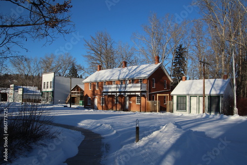 house in winter