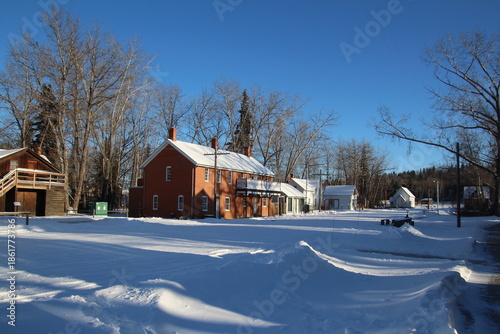 winter in the village
