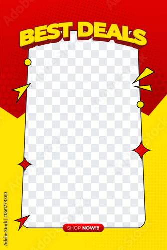 Template Design Instastory Special Offer Sale