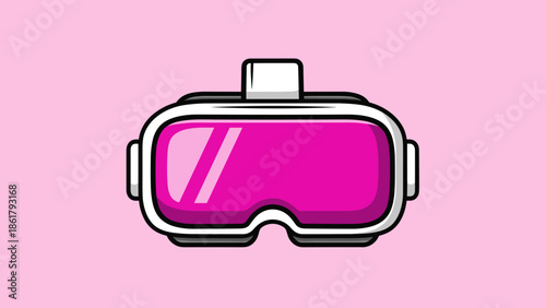 Virtual Reality Headset Device For Gaming And Entertainment.