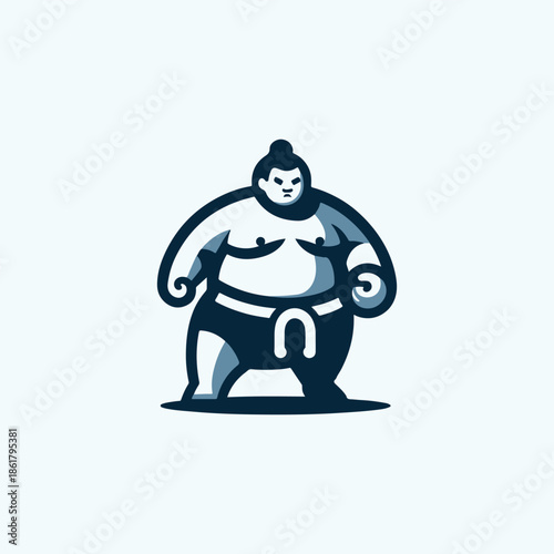Sumo Wrestler Logo