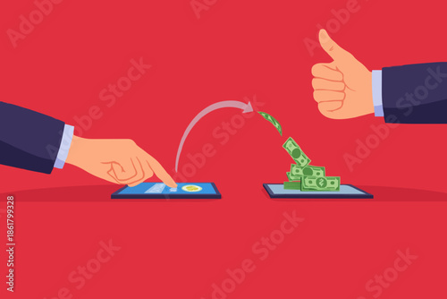 Simple Money Transfer Concept