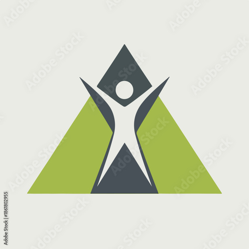 Modern Human Wellness Logo with Geometric Shapes

Abstract Human Figure Logo for Health and Growth Brands

Minimal People-Centered Logo with Triangle Symbol