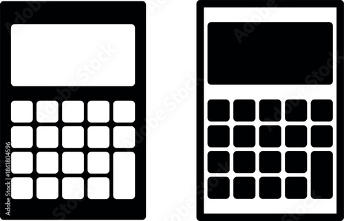 Calculator icon set. Accounting calculator icon. calculator vector