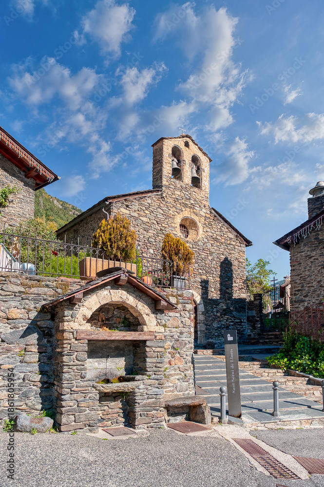Fototapeta premium Llorts is a town in Andorra, belonging to the parish of Ordino