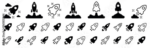 Rocket ship spaceship launch