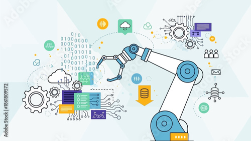 Robotics Automation Systems with Artificial Intelligence and Machine Learning Capabilities in Industrial Environments
