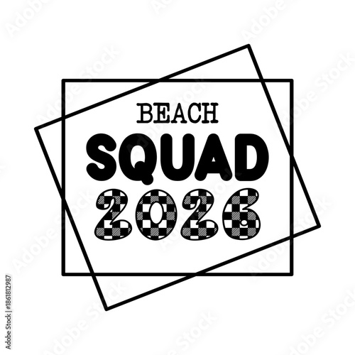 Beach Squad 2026 SVG