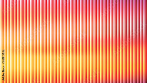 Glass ripple texture with dark gradient background and lilac light streaks. Futuristic distortion, moody abstract glow, reeded vertical blur. Vector illustration