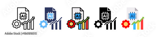 Ai Growth multiple icon