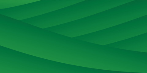 Fotobehang Groen Abstract landscape green hills valley vector illustration background  © Areya