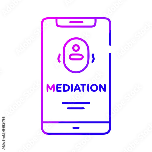 Mediation app interface