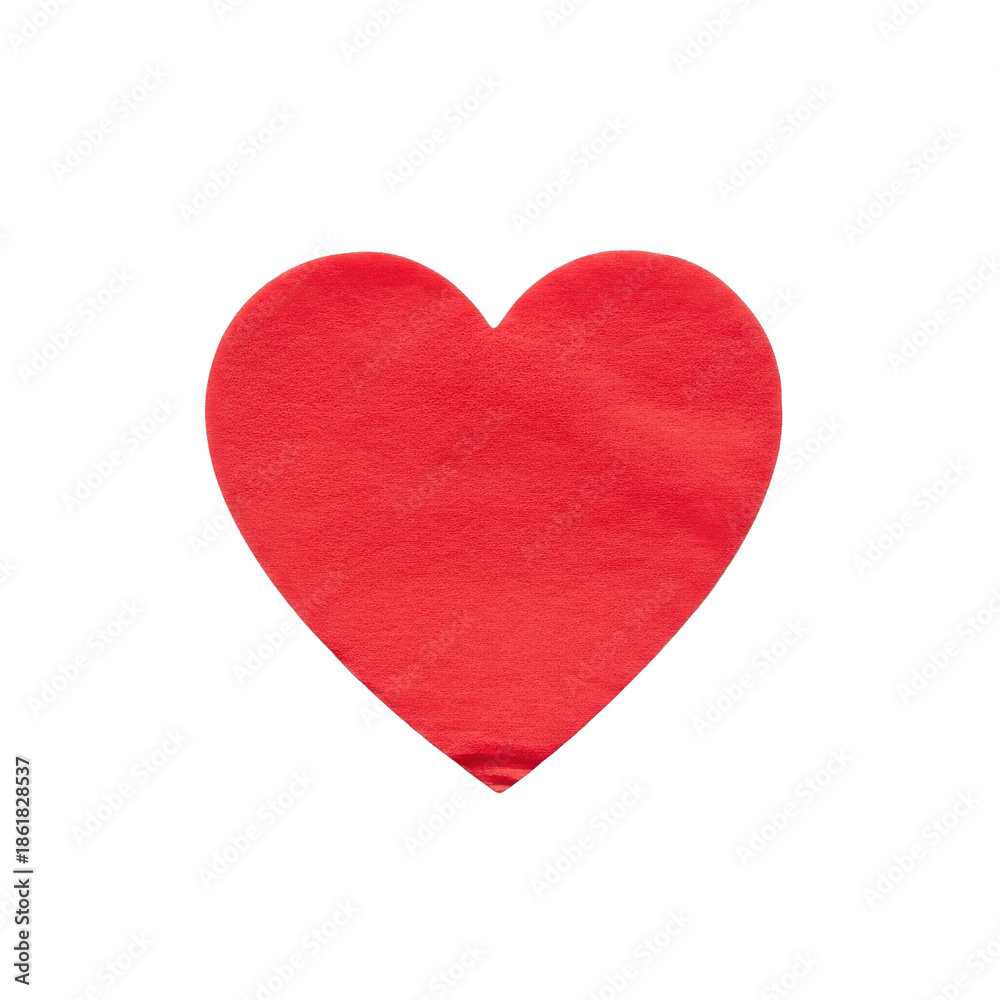 Fototapeta premium Red Heart Shape Black Background