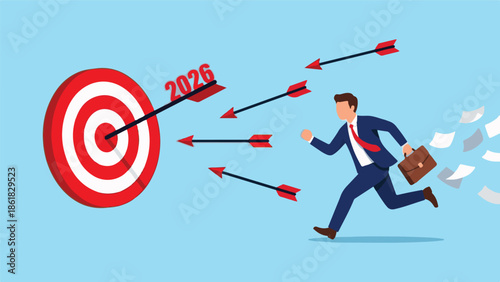 Businessman chasing 2026 target, navigating challenges and future goals