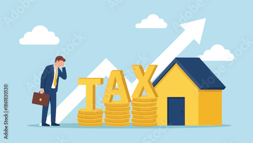 Man stressed about increasing property taxes and financial burden