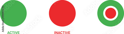 Traffic light status indicators