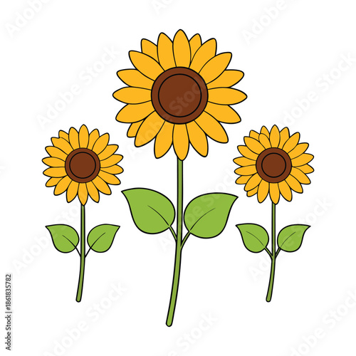 Bright summer flowers bloom in vivid colors, petals dancing in warm sunlight, filling gardens with fresh scents, joyful energy, and the carefree spirit of sunny days.
