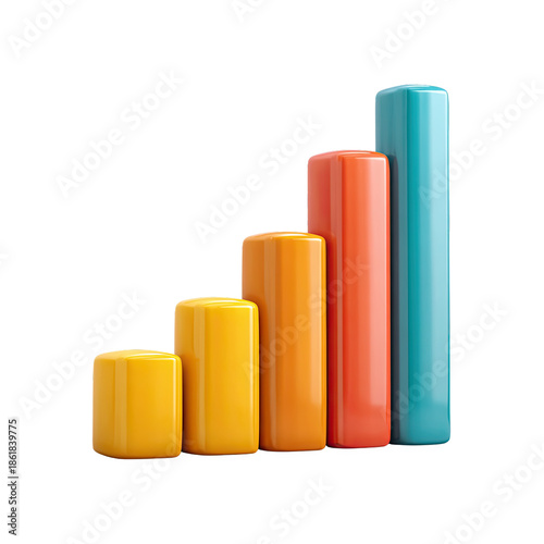 Free Download Colorful graphic representation of growth trends. - GFXLoad