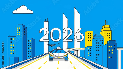 Fut Page 2026 Cityscape Road Car Urban Landscape.