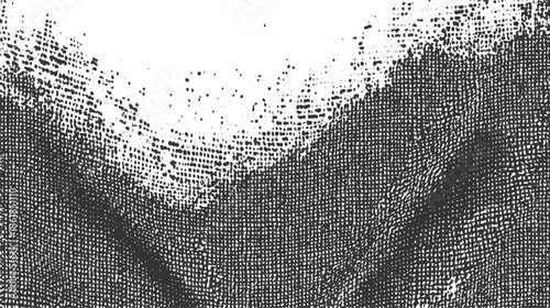 Black and white abstract textured background with scattered dots and grid pattern
